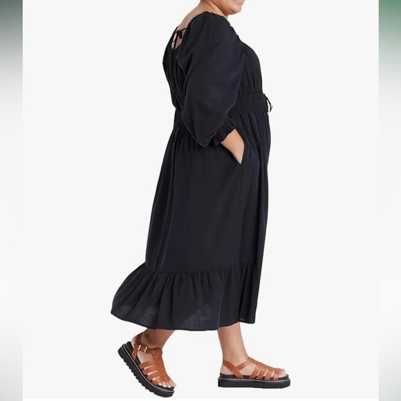 🖤 Ava & Viv Women's Plus Size Long Sleeve Dress - Picture 3 of 12